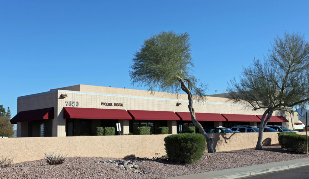 phoenix industrial building at 7650 E Evans Rd